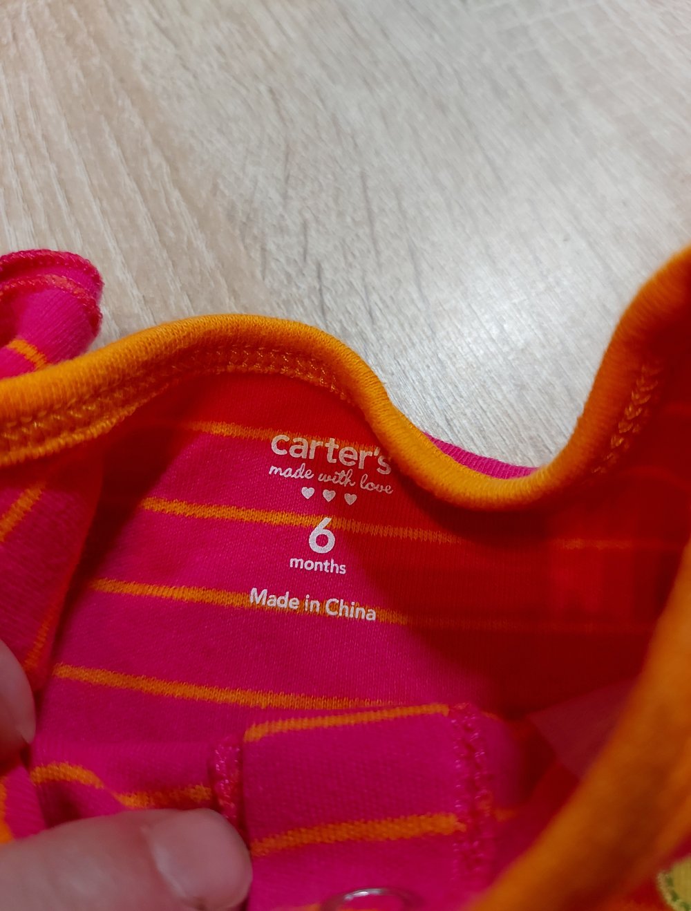 Kurzarm Body Carters Größe 62/68