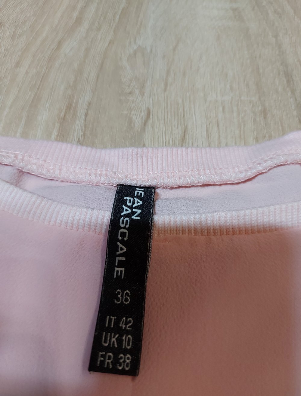 Rose' farbenes Luftiges T-shirt Größe 36 Jean Pascale