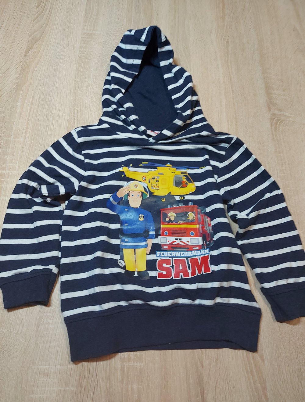 Kapuzenshirt Größe 116 Feuerwehr Mann Sam