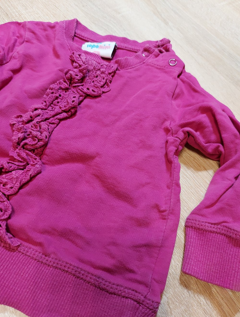 Pinker Pulli Größe 74 Topomini