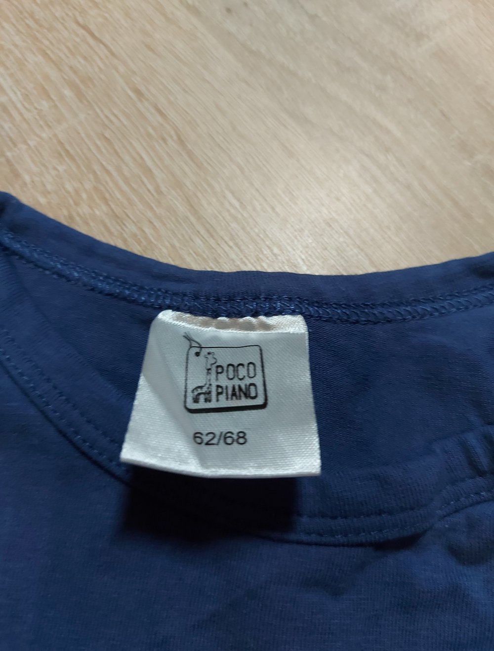 dunkelblauer Langarmbody Größe 62/68