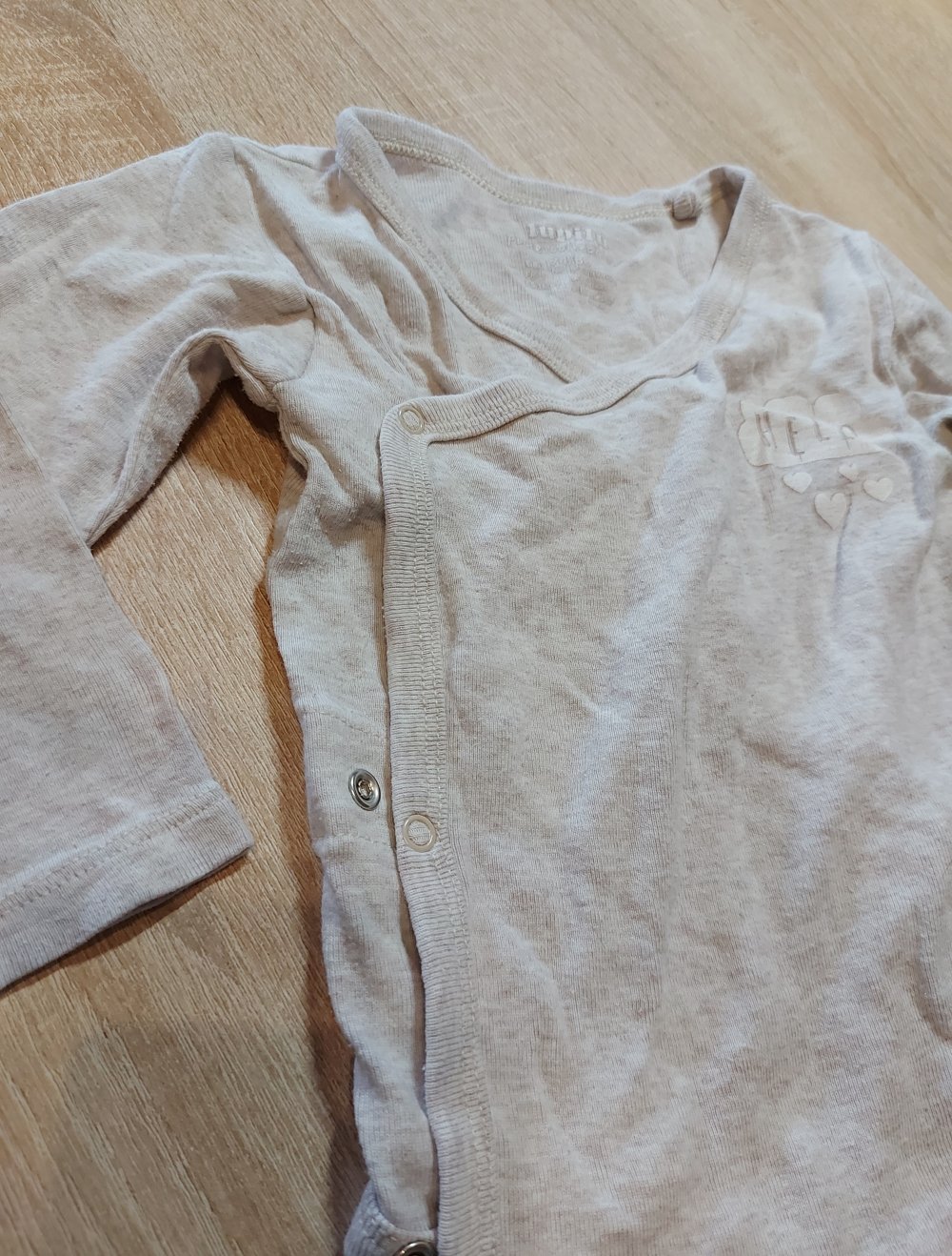 Langarm Wickelbody Größe 74/80 Lupilu