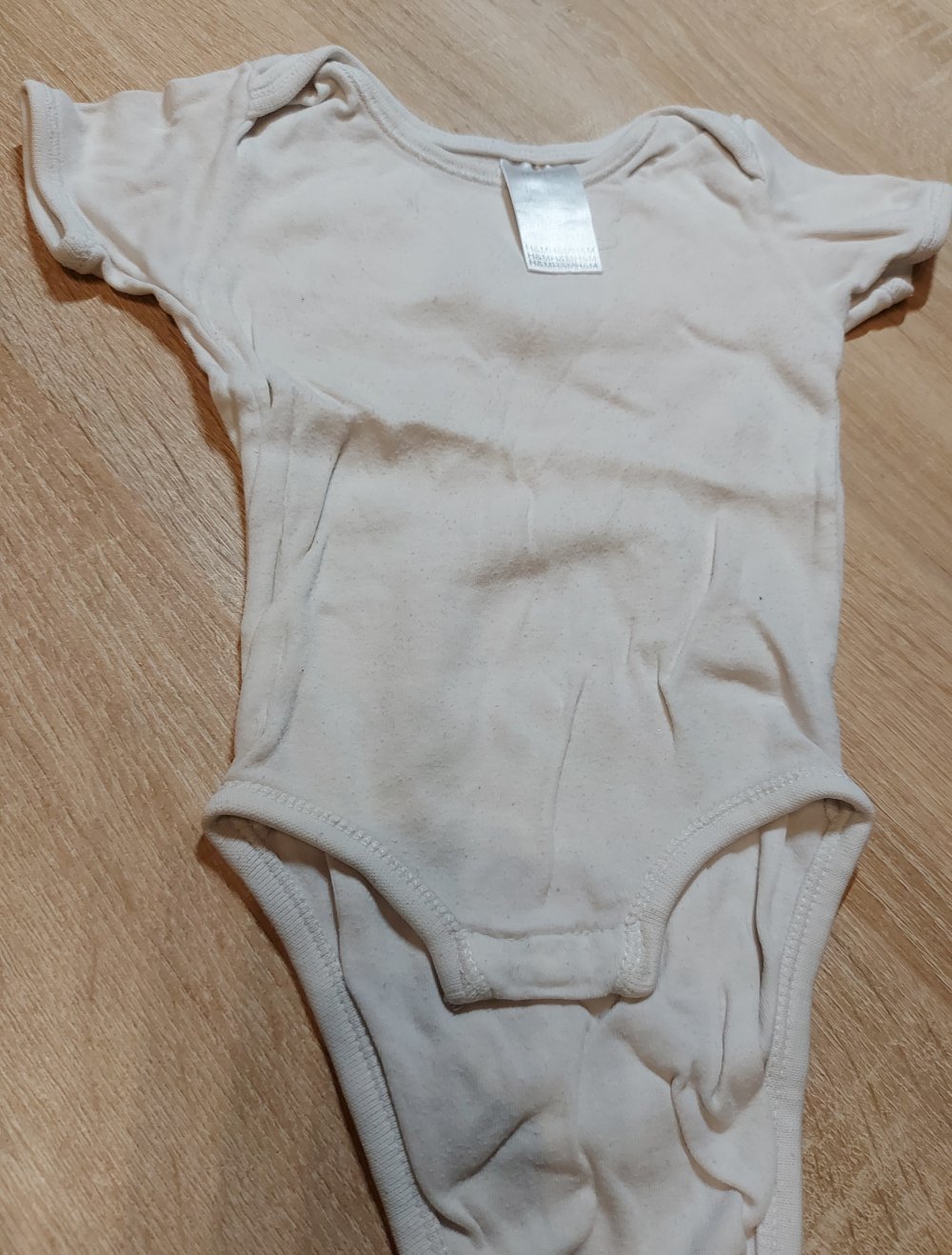 weißer Kurzarmbody Größe 62 H&M