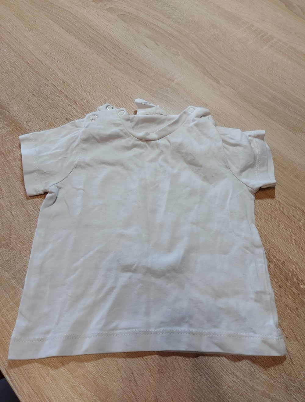 weißes T-shirt Größe 68 Topomini