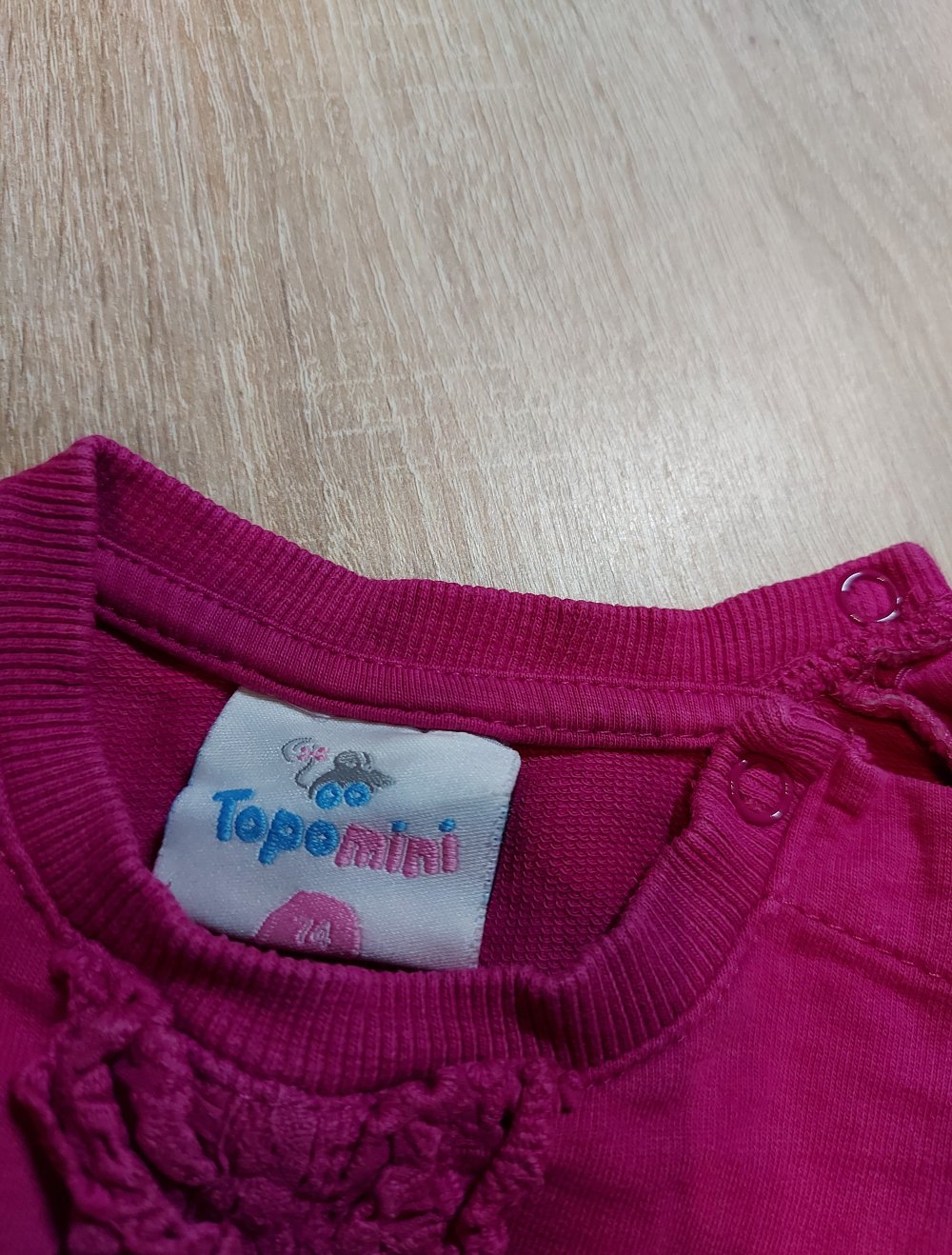 Pinker Pulli Größe 74 Topomini