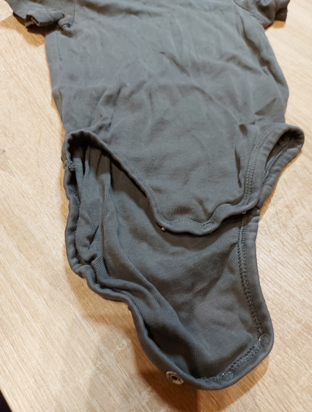 Brauner Kurzarmbody H&M