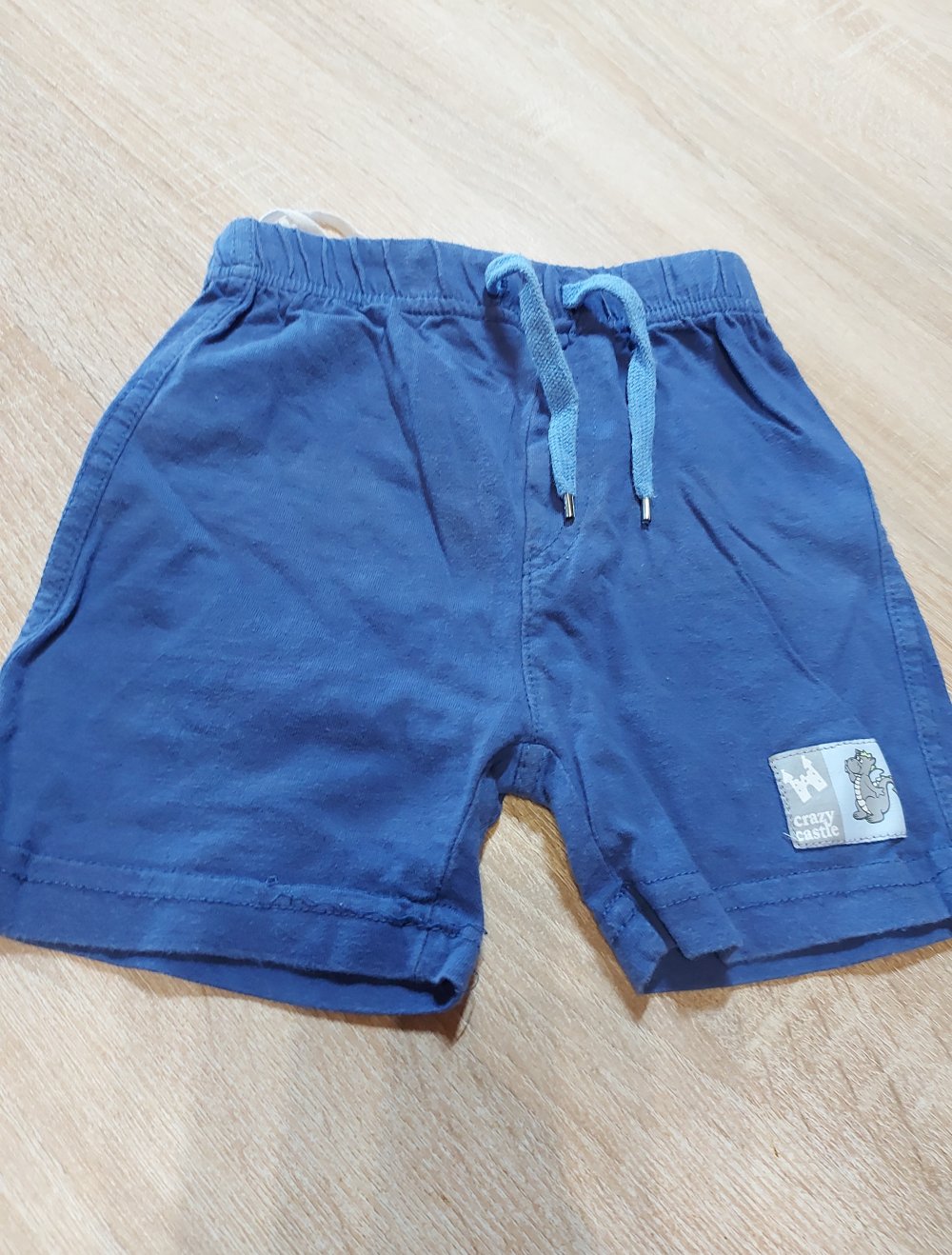 Kurze dunkelblaue Stoffhose Größe 74 Kik