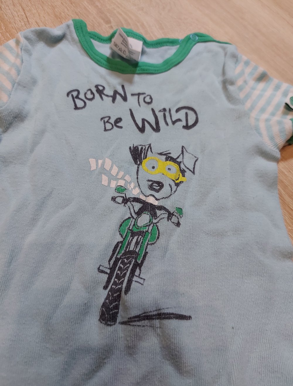 Kurzarmbody Sanetta Größe 68