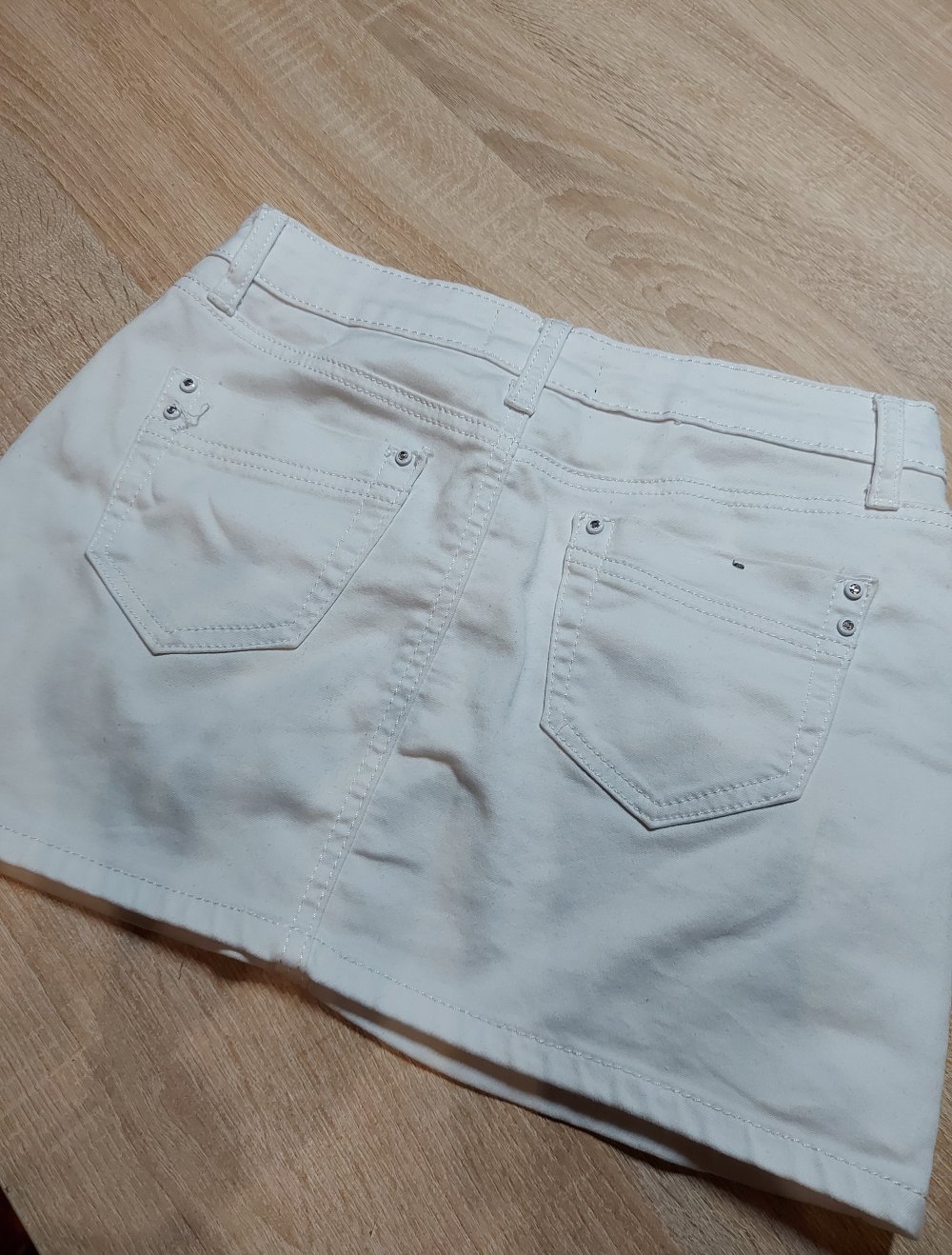 weißer Jeansrock Miss Anna Größe 38