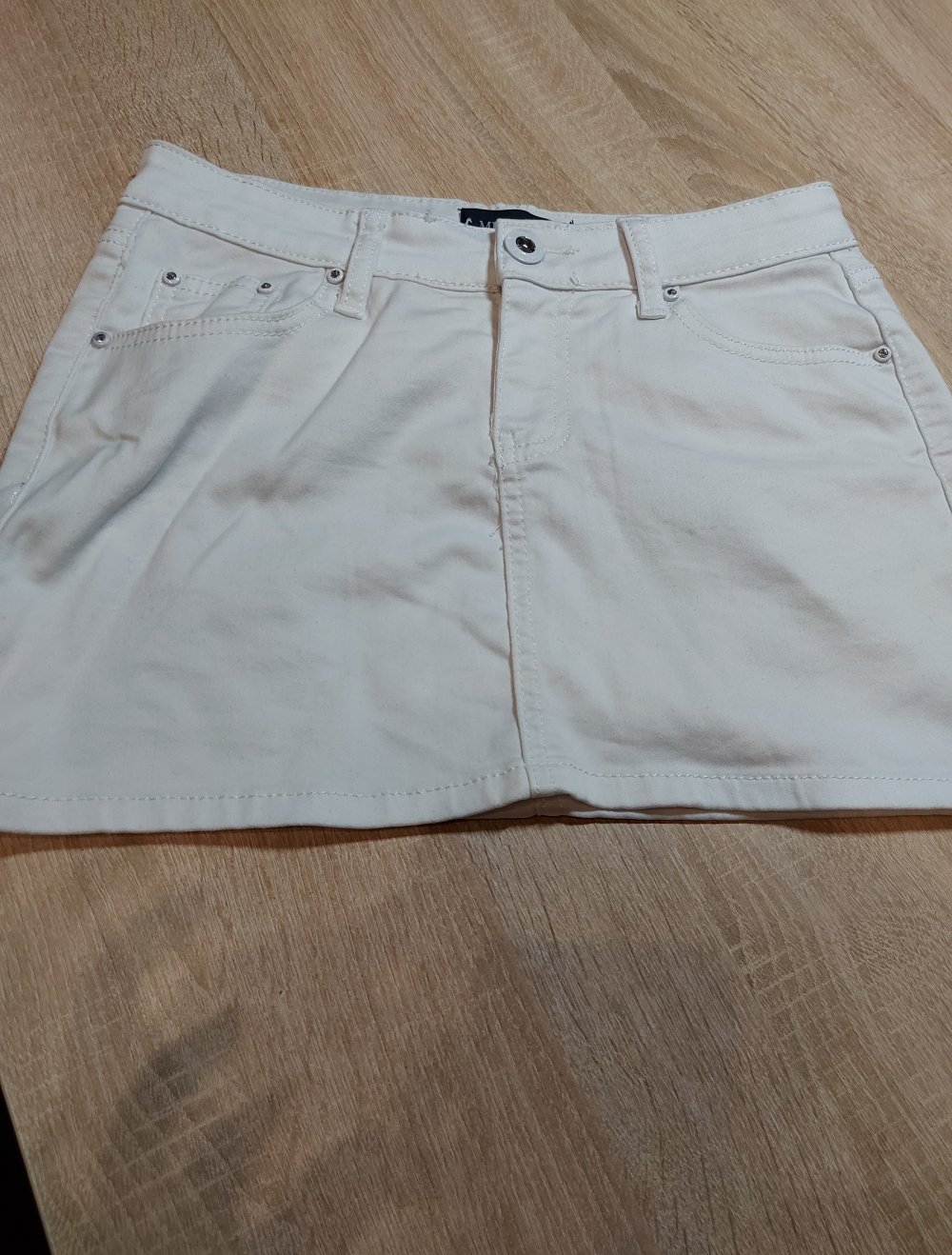 weißer Jeansrock Miss Anna Größe 38