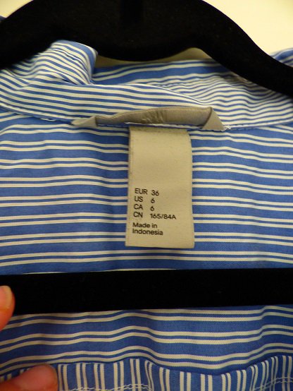 Süße Streifenbluse