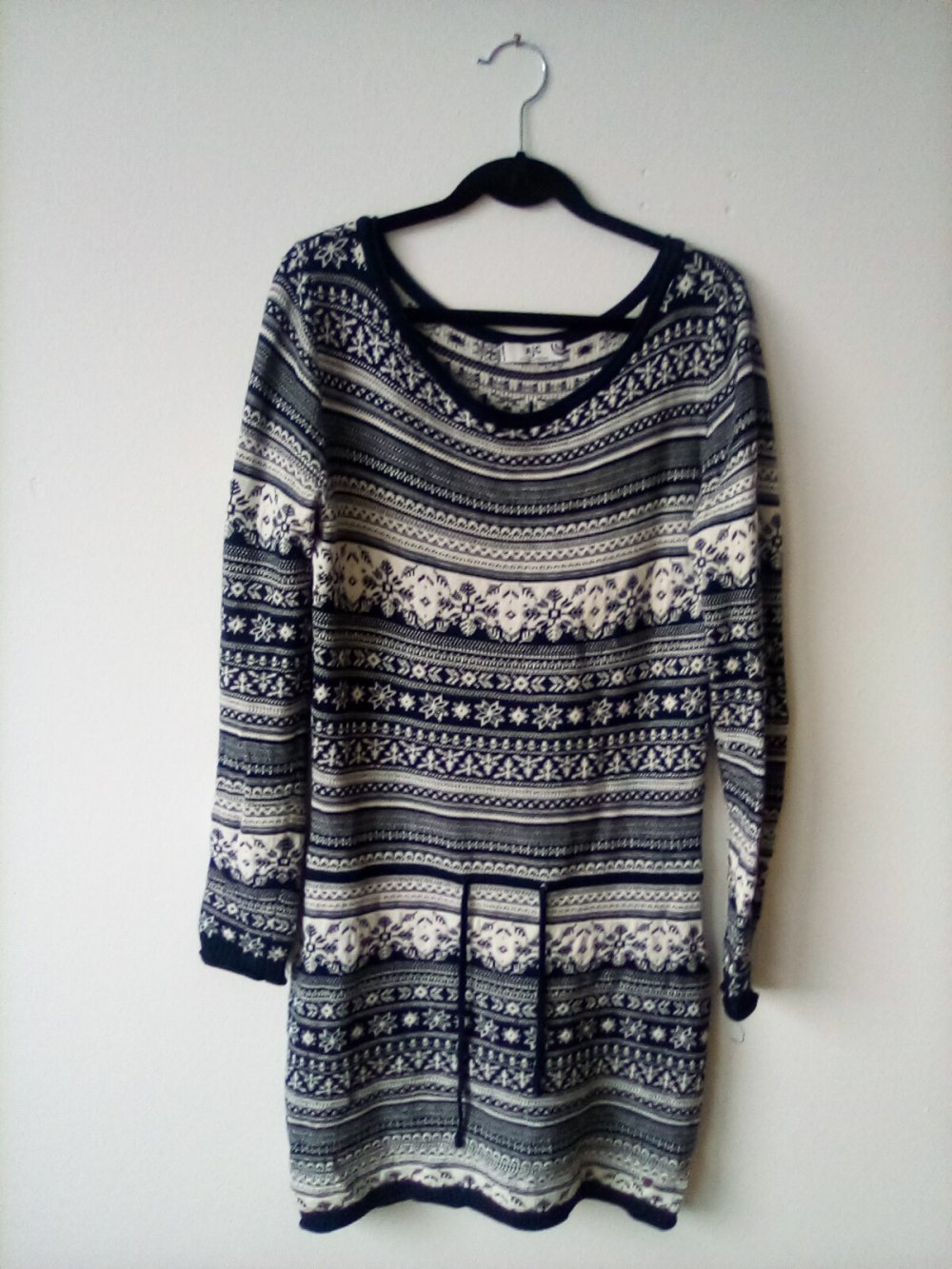 Kuschelweiches Kleid mit Norwegermuster