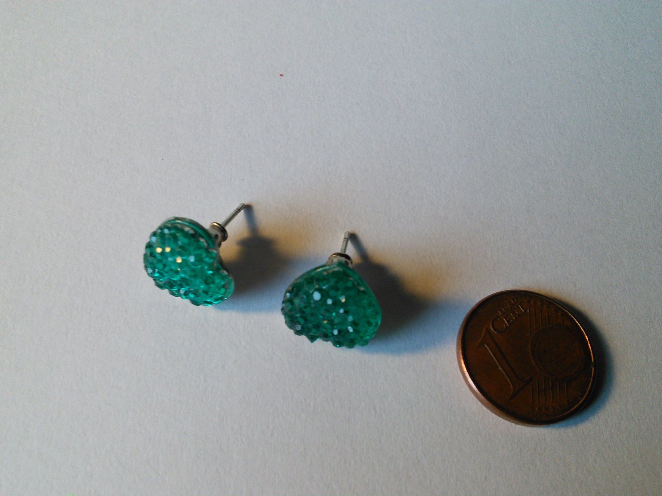 Türkise Herzchenstecker