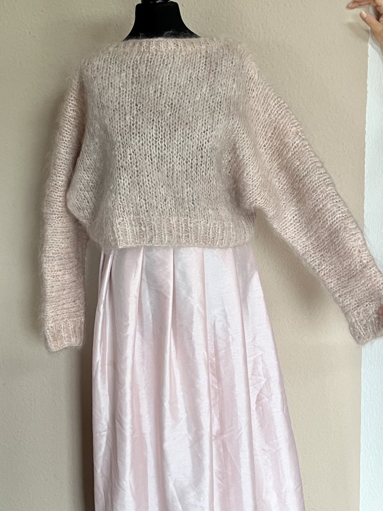 Liz Claiborne First Issue Maxirock Gr.36 Petite Wildseiden Optik Rose