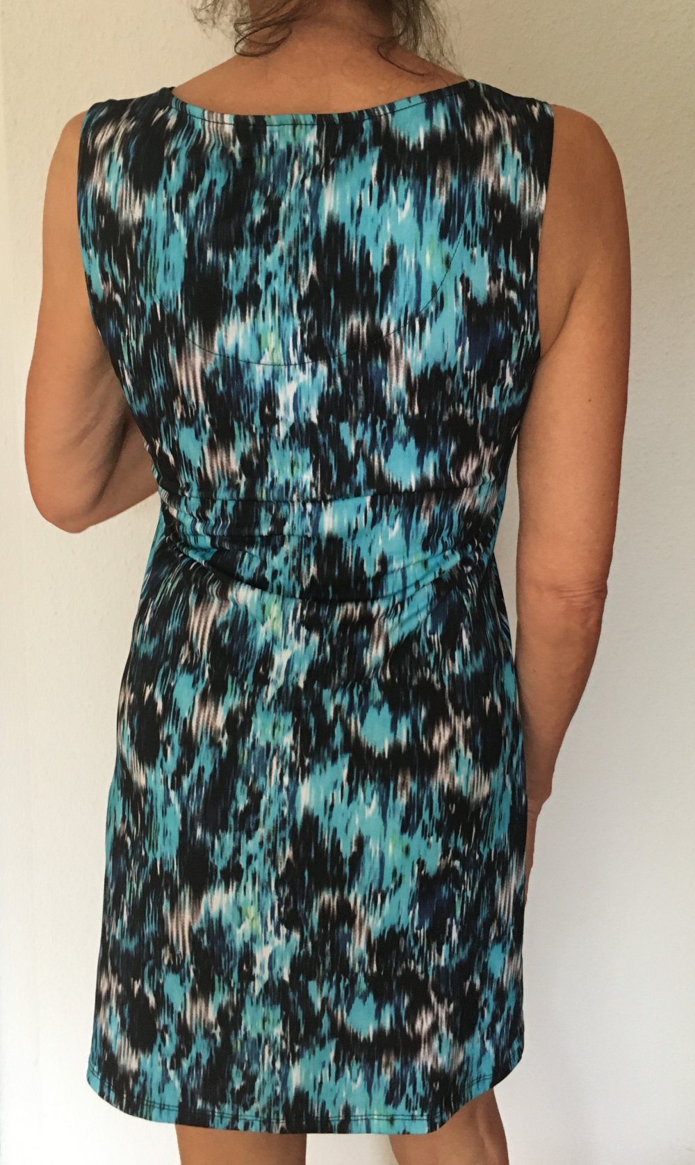 Gina Benotti Sommerkleid Gr.S schwarz / türkis neuwertig