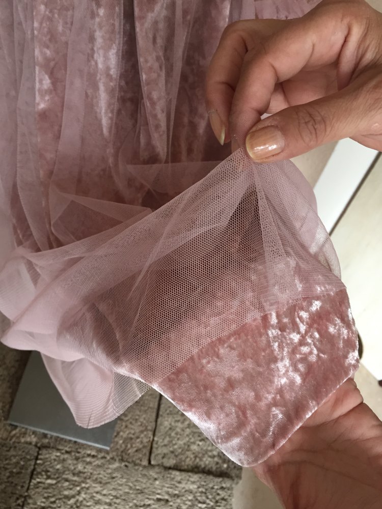 Traumhaftes Ballerina Cosplay Kleid aus Japan Samt und Tüll Gr.36 Farbe dezentes Rose