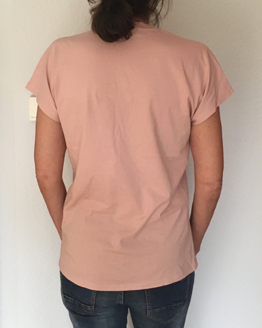 Hallhuber T-Shirt Gr.S in zartem Rose mit Aufschrift