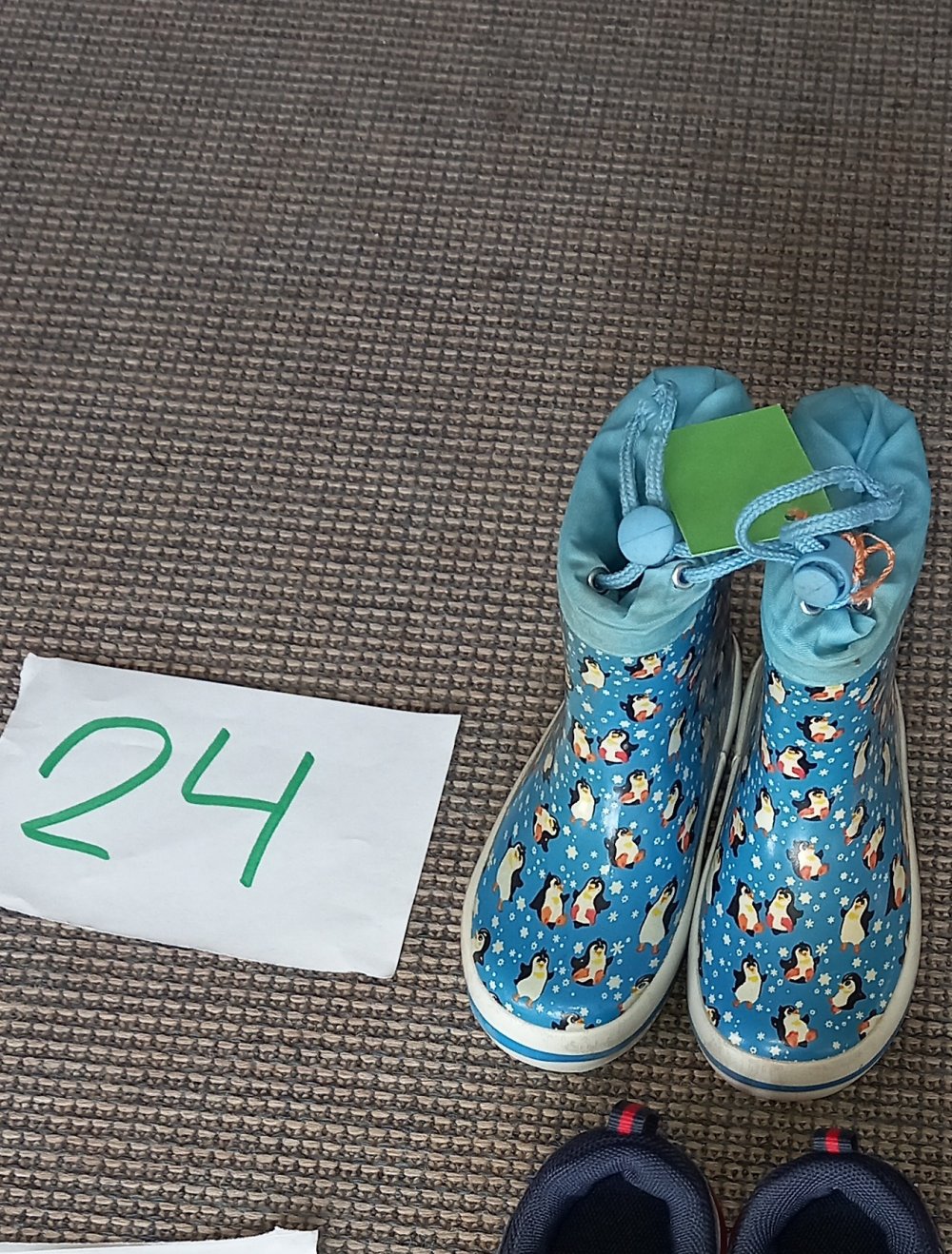 gefütterte Gummistiefel  Gr. 24