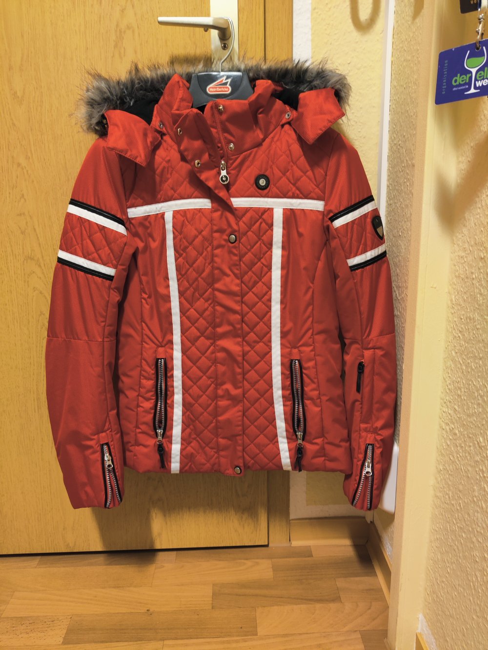 Winterjacke ICEPEAK Gr. M korallrot 