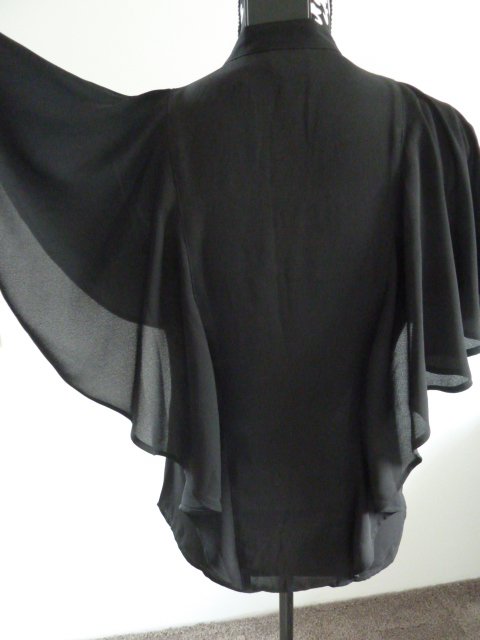 Rayan Odyll for S.Oliver Bluse * Gr. 36 * schwarz * NEU ! - Gothik / Gothic 