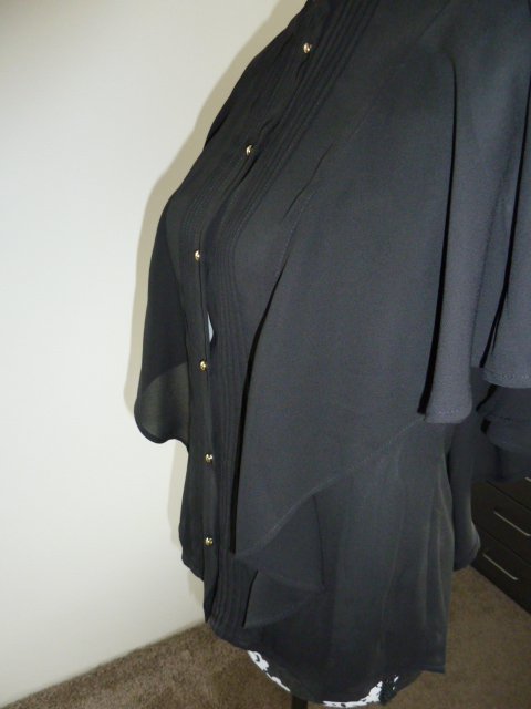 Rayan Odyll for S.Oliver Bluse * Gr. 36 * schwarz * NEU ! - Gothik / Gothic 