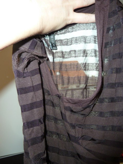 Amisu - Top - braun - Größe XS