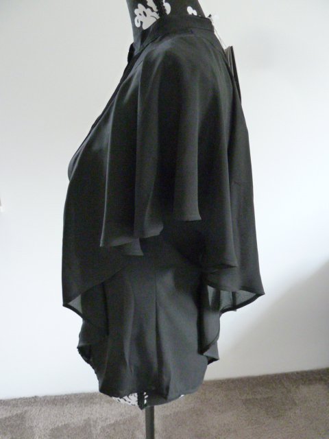 Rayan Odyll for S.Oliver Bluse * Gr. 36 * schwarz * NEU ! - Gothik / Gothic 