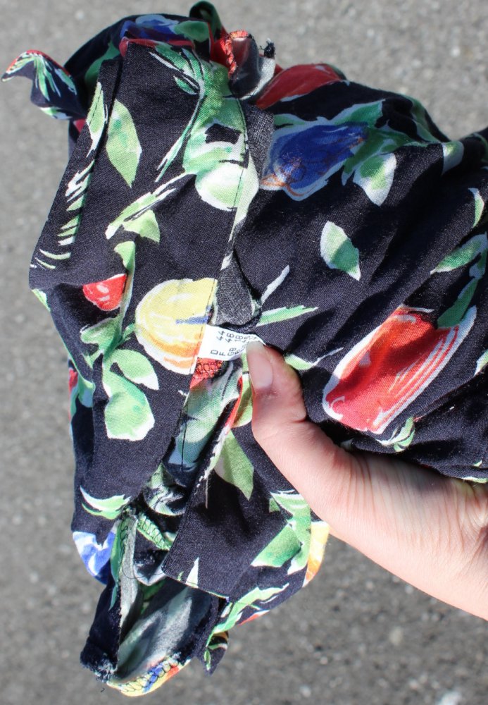 dunkelblaues True Vintagekleid, Midikleid mit Blumenmuster, Größe 44