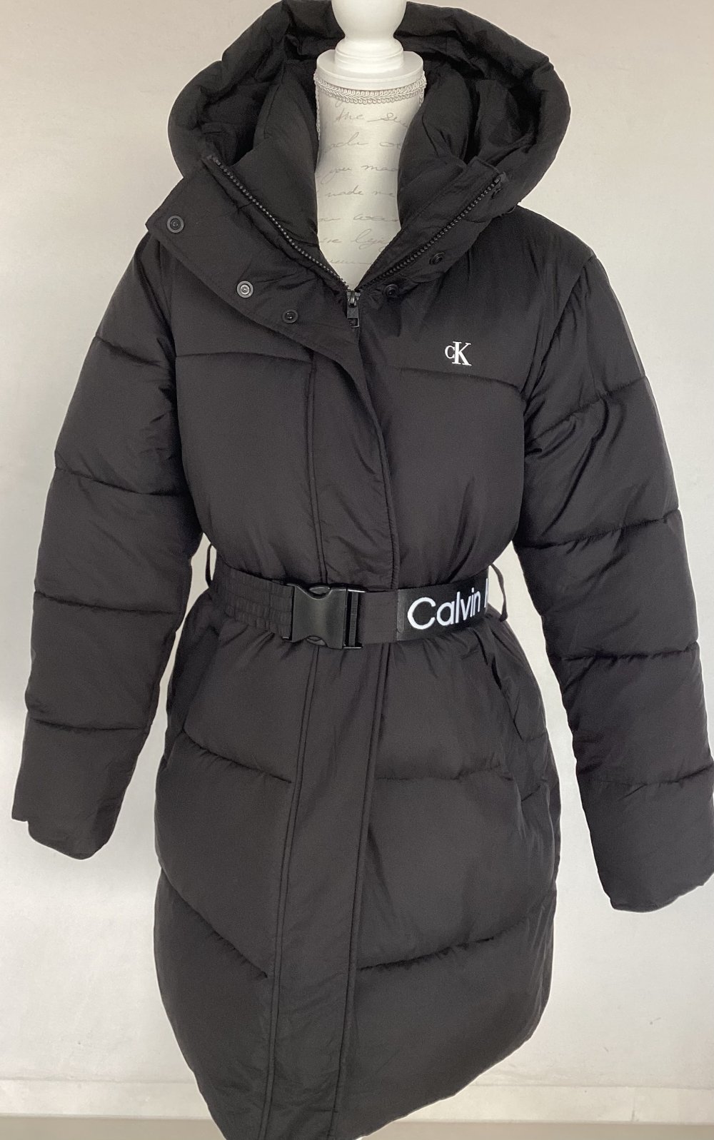 Mantel Calvin Klein schwarz Gr. 38 M neu