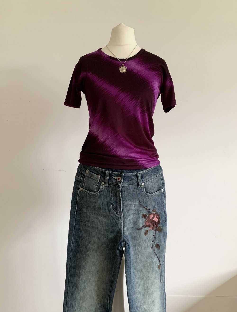 lila violett pinkes y2k vintage Retro Shirt