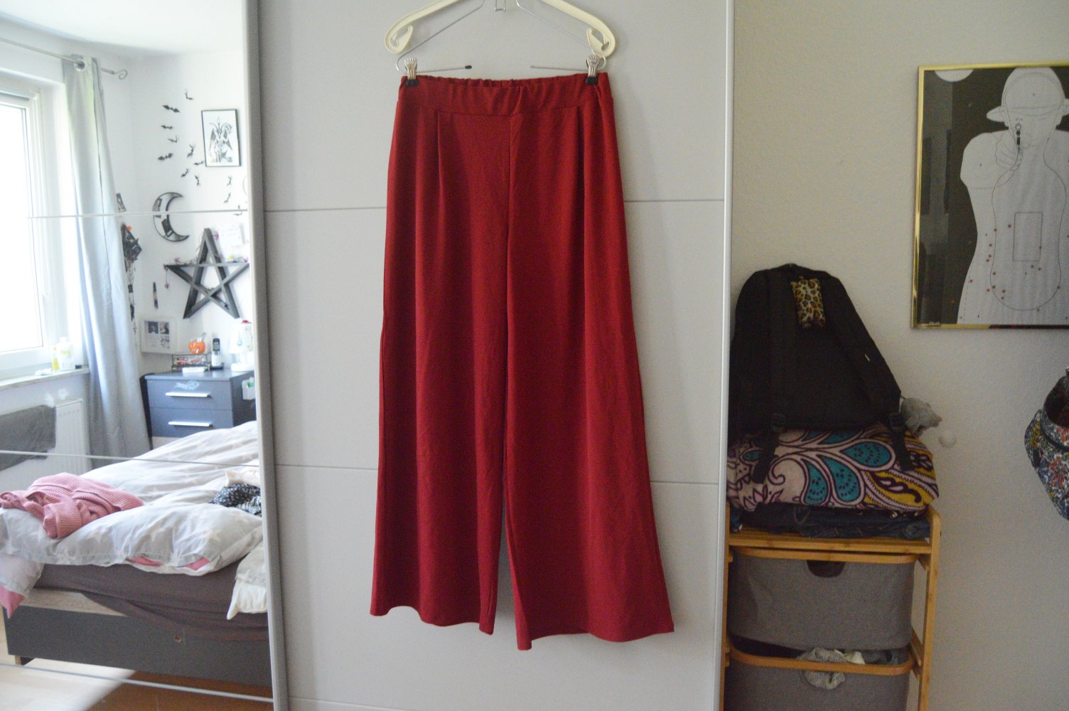 Weite Hose von Colloseum gr.L weinrot