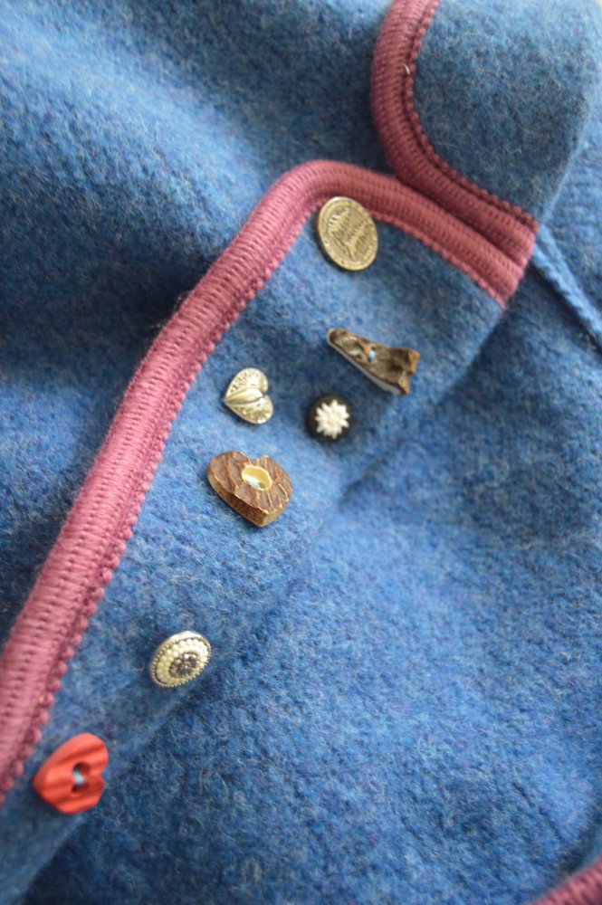 Schnurwolle Trachten Jacke L-XXL