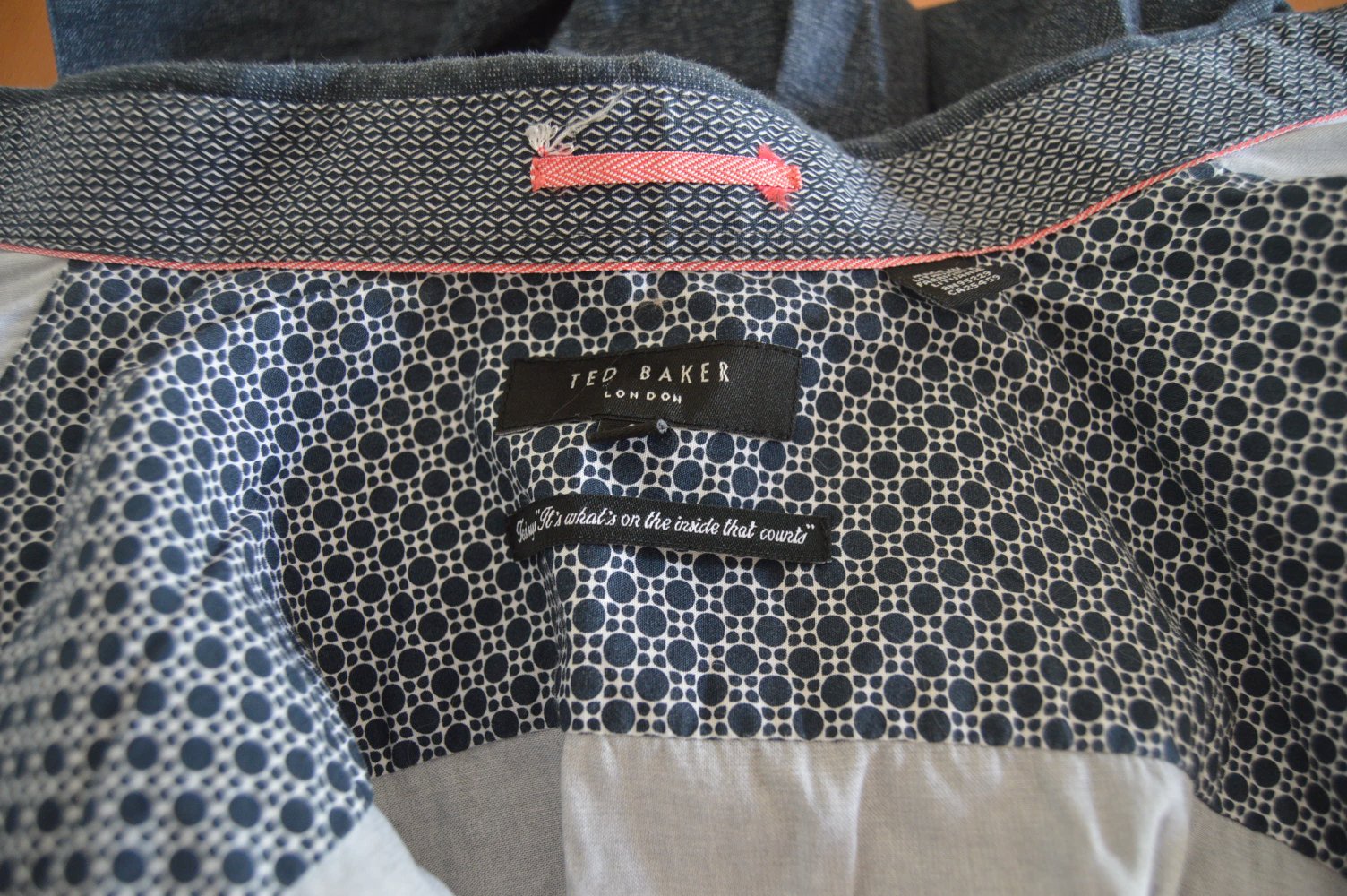 Ted Baker Hemd gr.3 S/M klassisch blau