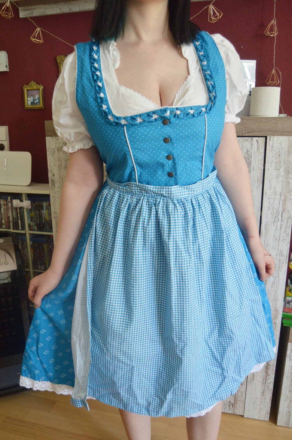 Waldschütz Dirndl gr.M 40/42 komplett mit Schürze und Bluse