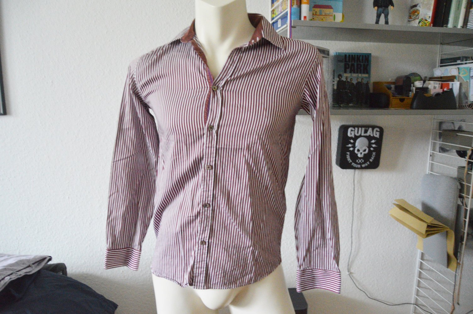 Ted Baker klassisches Hemd gr.3 gestreift