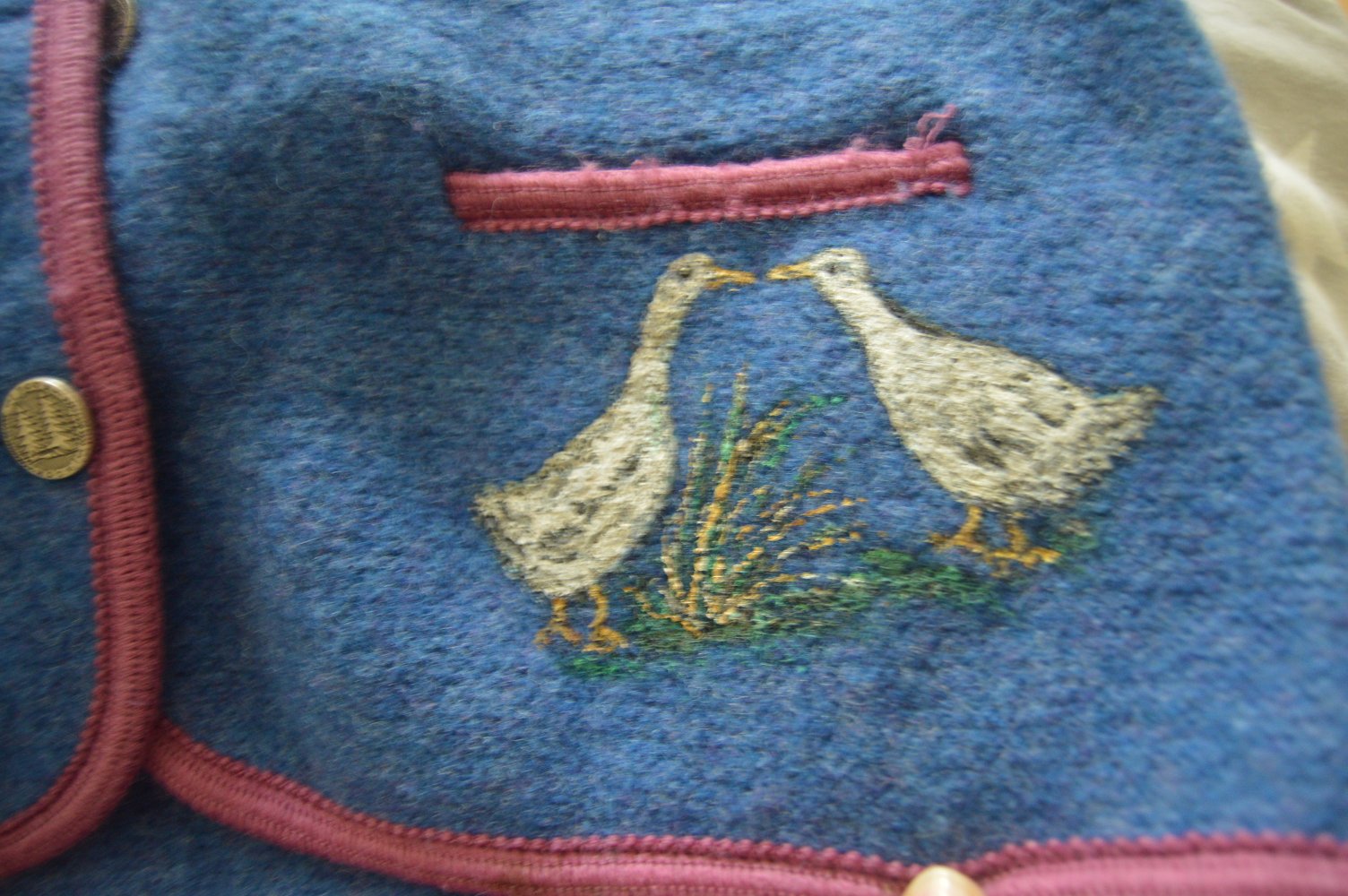 Schnurwolle Trachten Jacke L-XXL