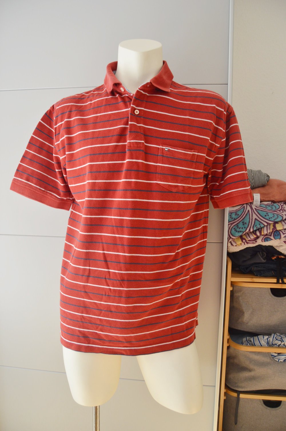 Tommy Hilfiger Polo rot gestreift