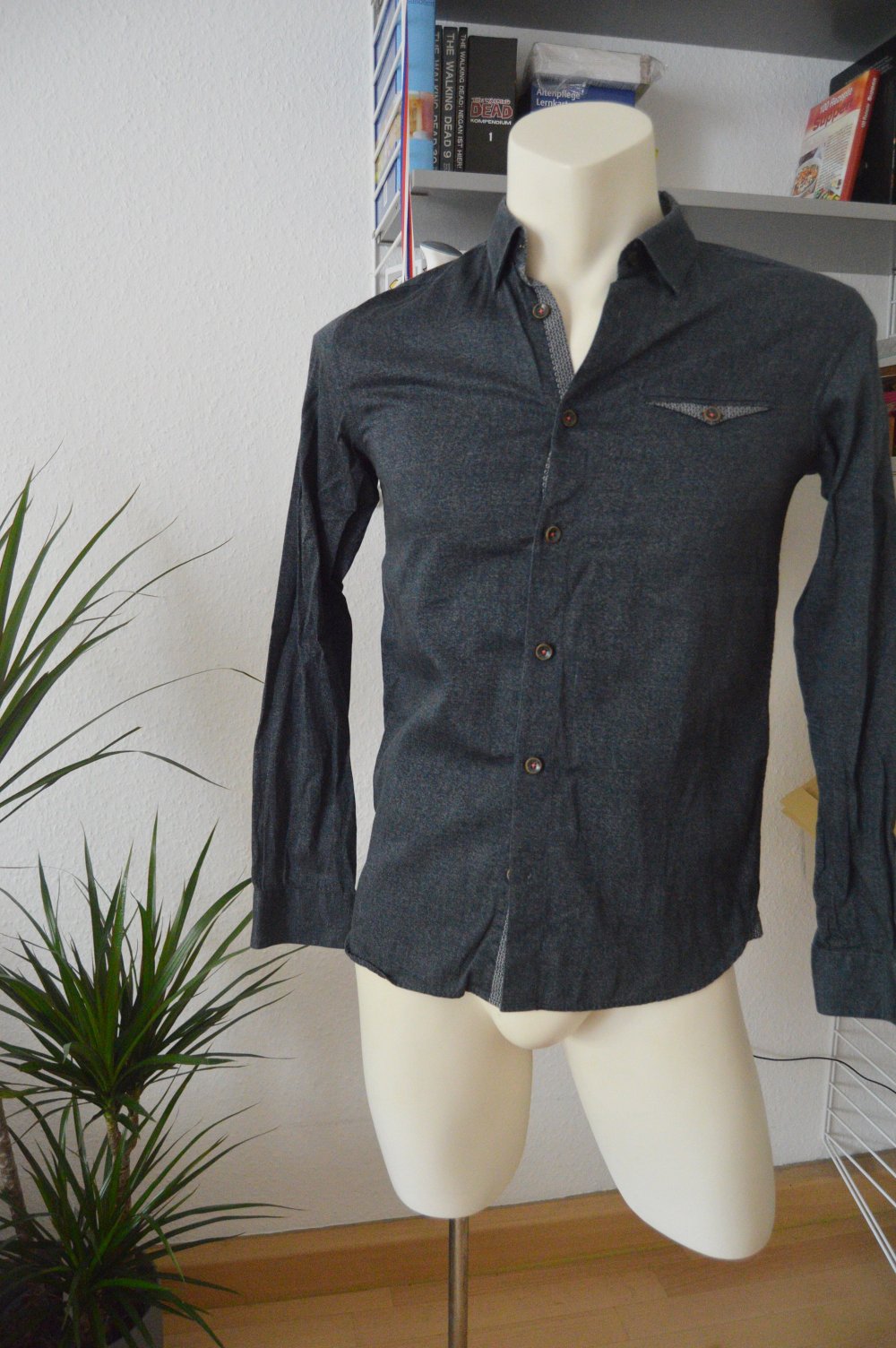 Ted Baker Hemd gr.3 S/M klassisch blau