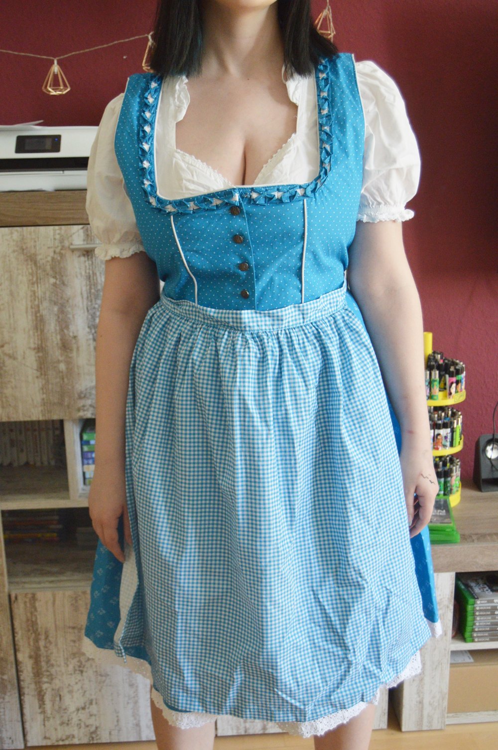 Waldschütz Dirndl gr.M 40/42 komplett mit Schürze und Bluse