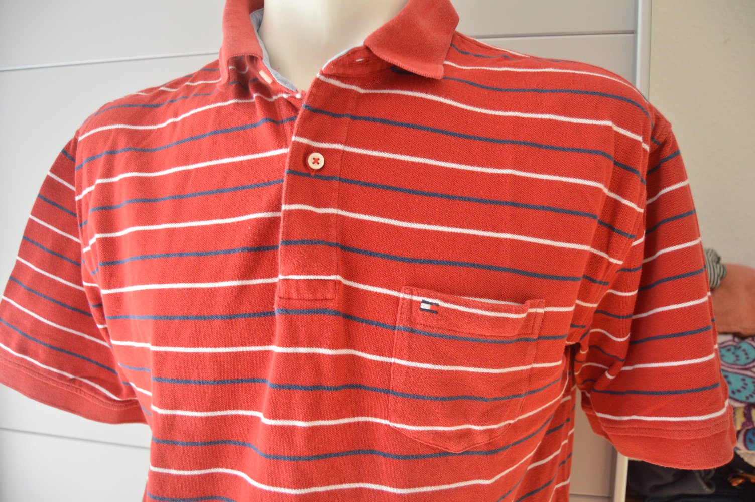 Tommy Hilfiger Polo rot gestreift
