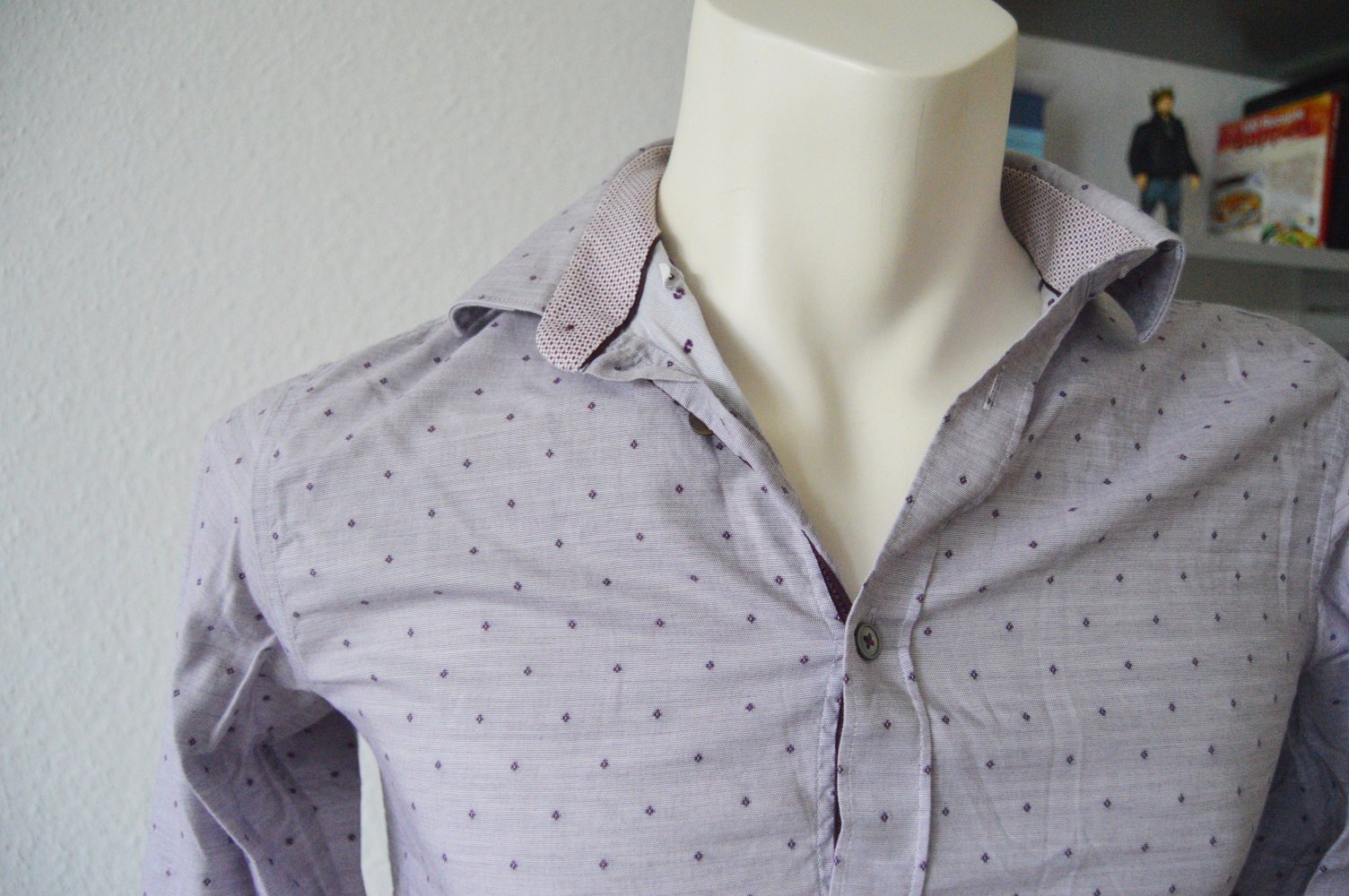 Ted Baker klassisches Hemd gr.3 Lila-flieder