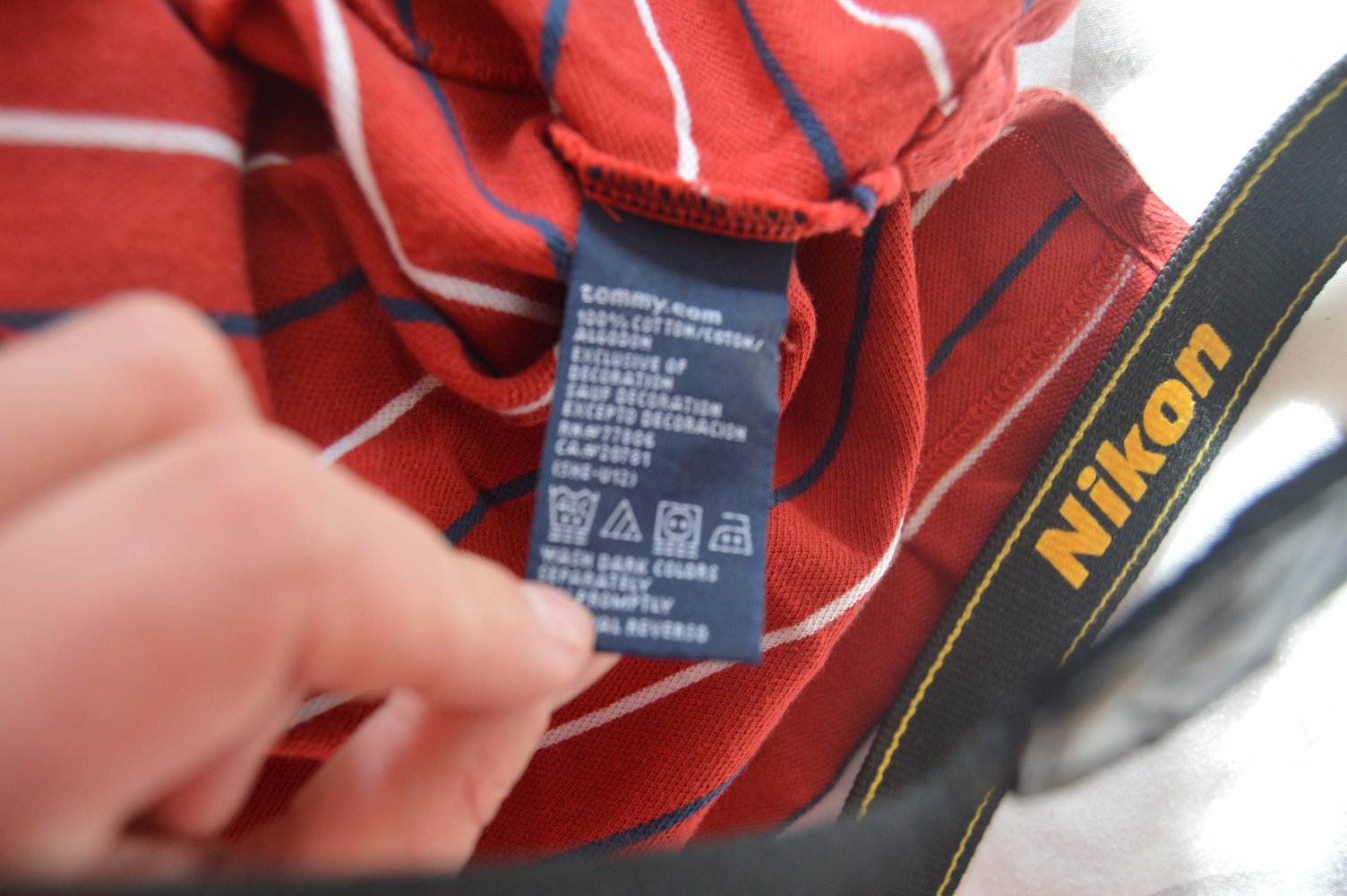 Tommy Hilfiger Polo rot gestreift