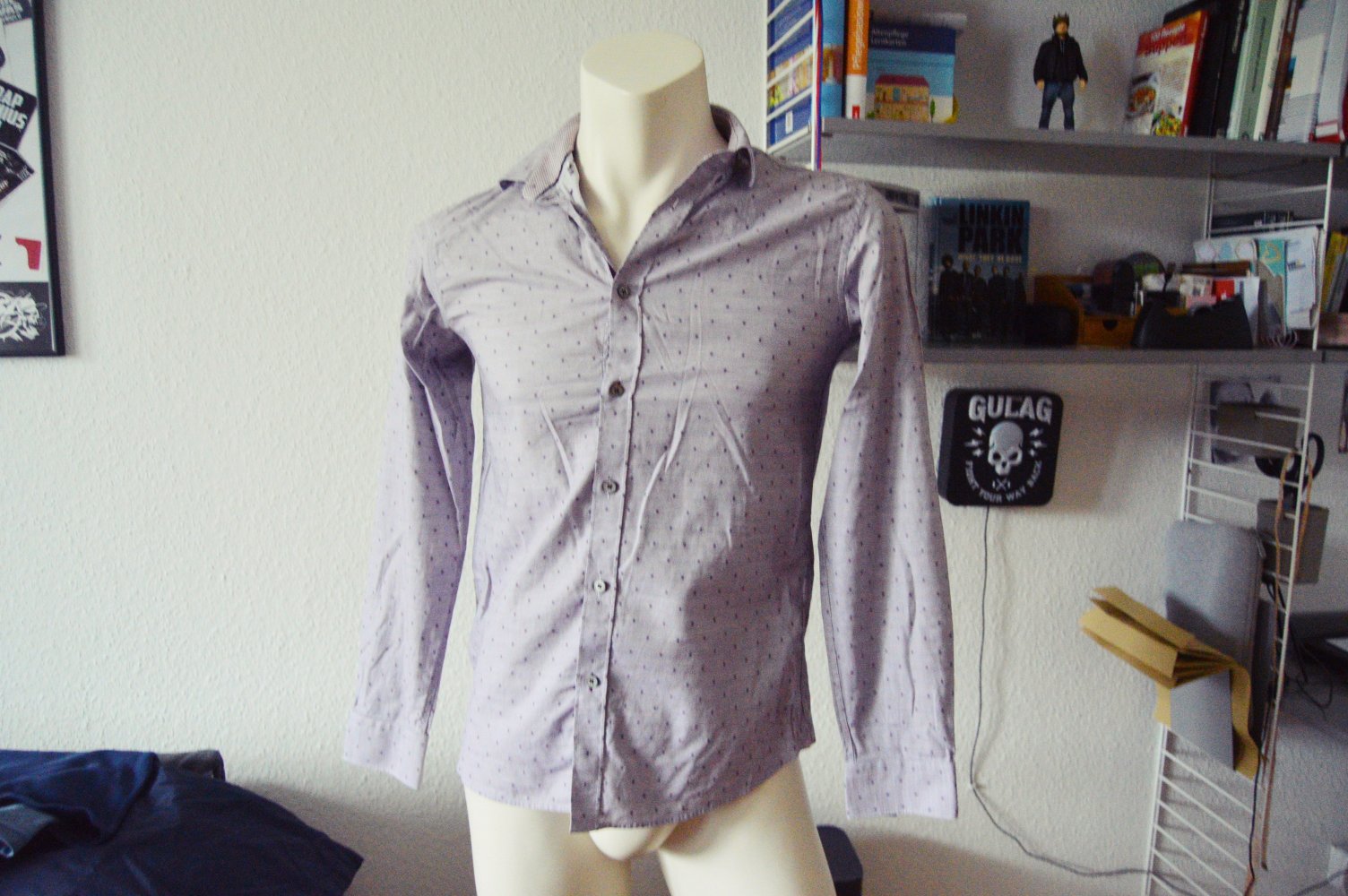 Ted Baker klassisches Hemd gr.3 Lila-flieder