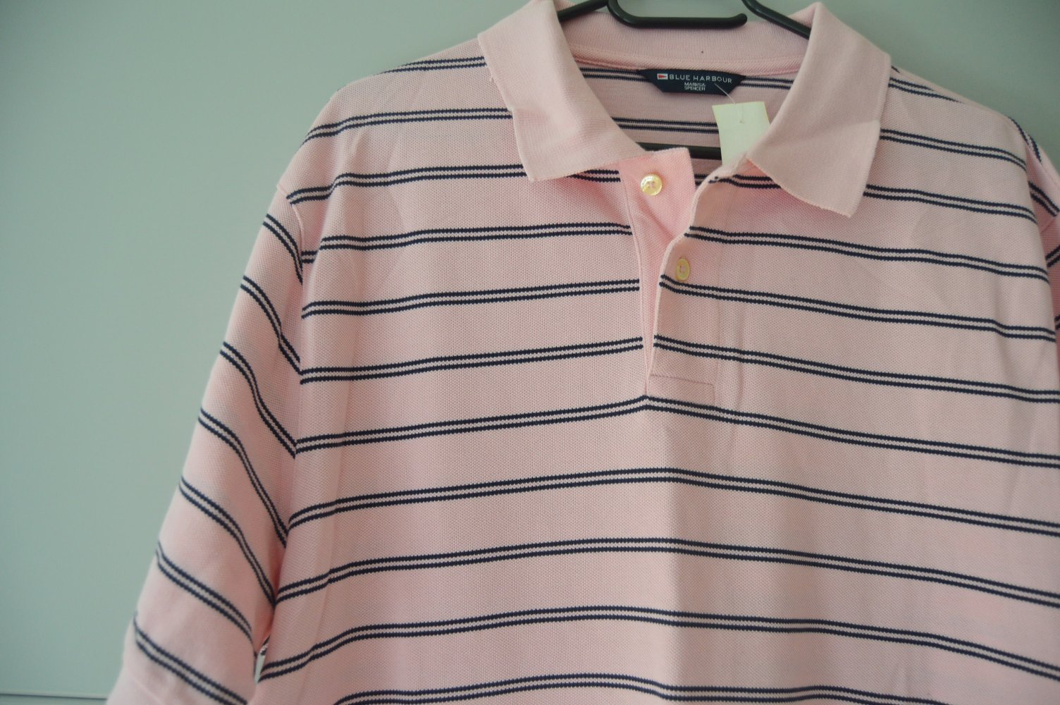 Blue Harbour Polo herren rosa gr.L