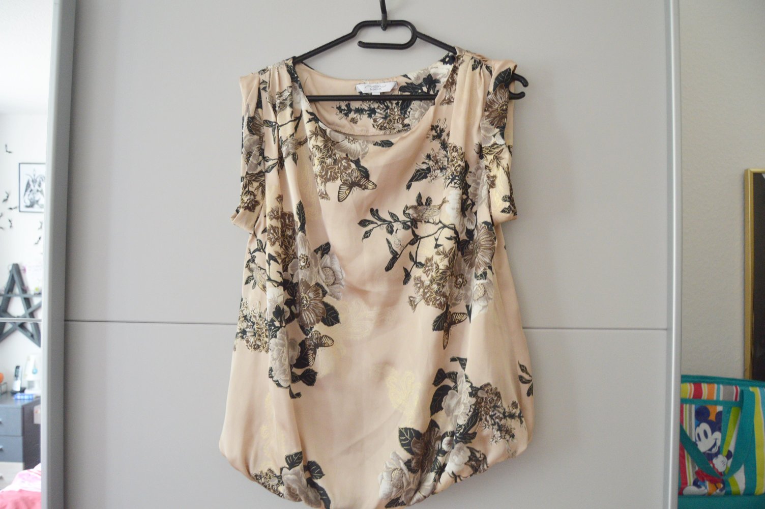 New Look Bluse gr.14 glänzend