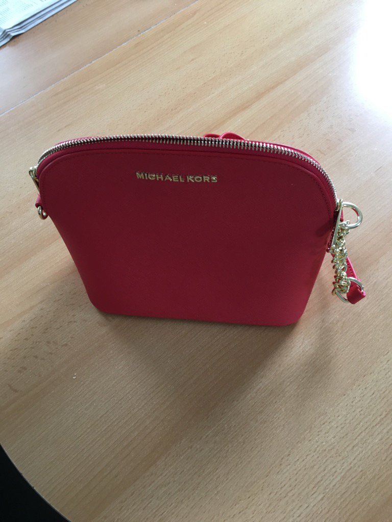 MICHAEL KORS HANDTASCHE IN SAFFIANROT