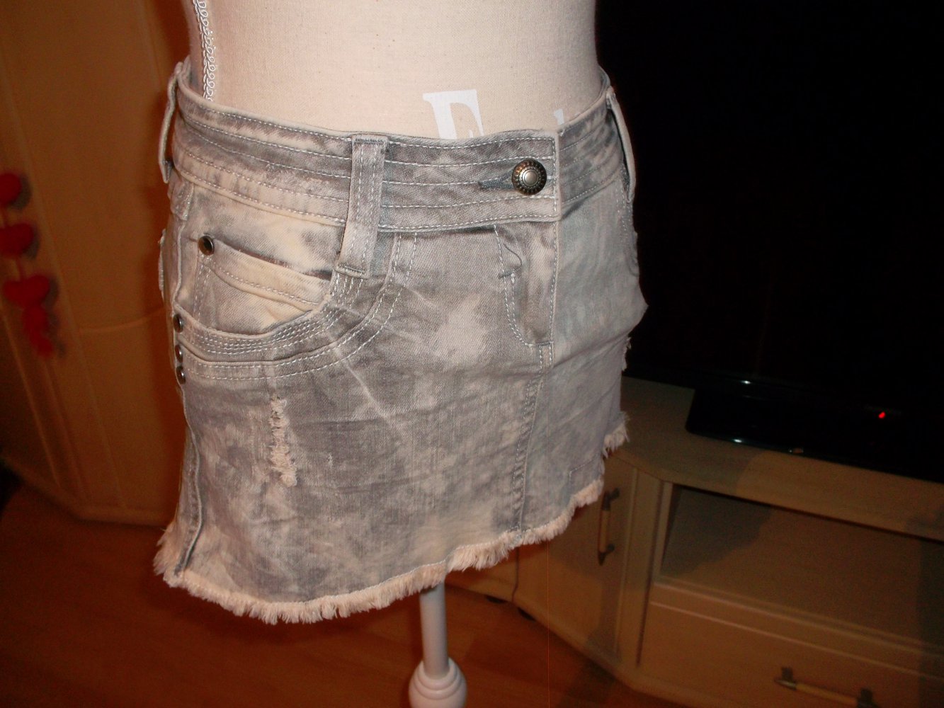 neuer jeansminirock,grösse 34
