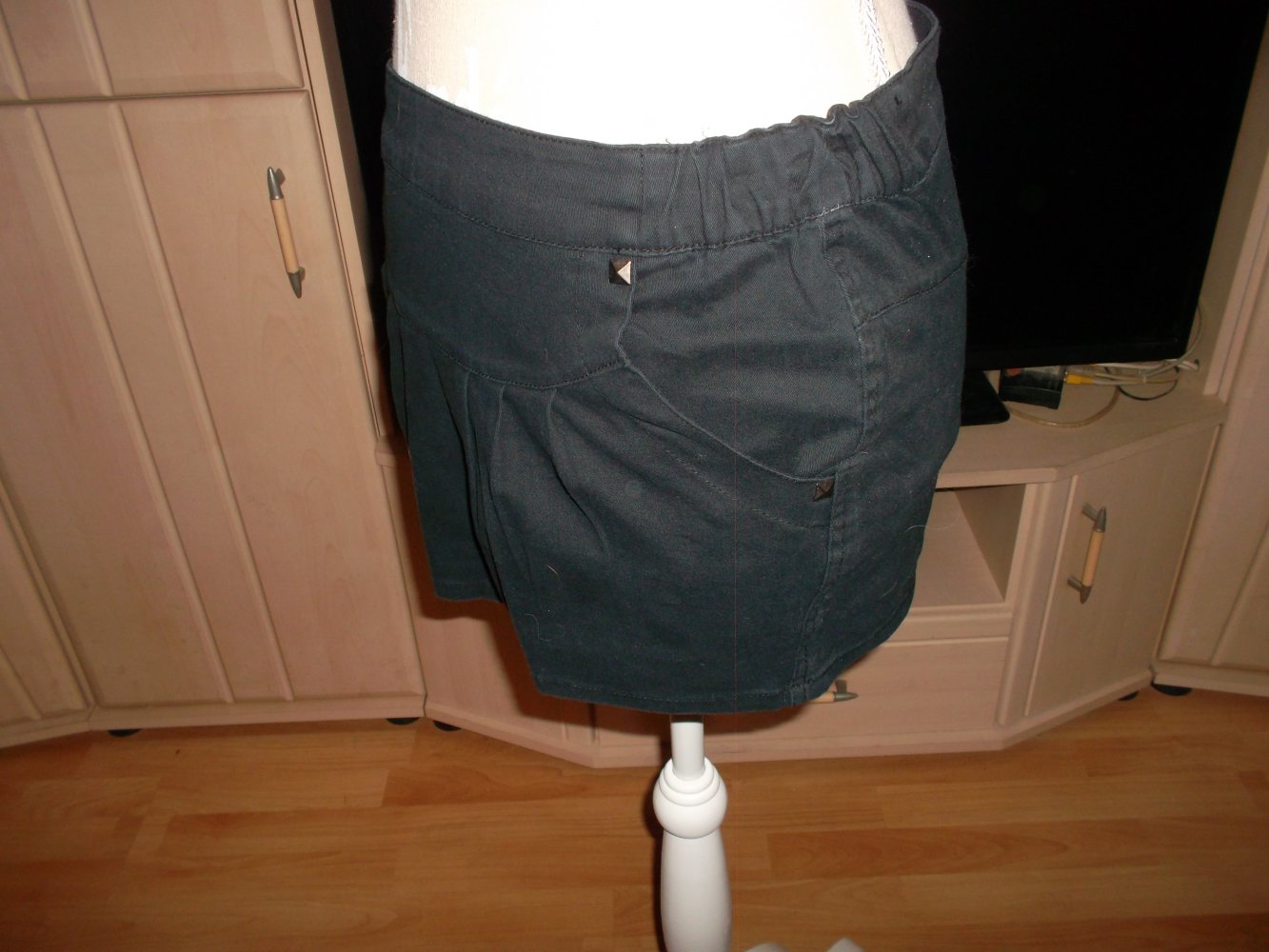 neu,schwarzer minirock,grösse 34
