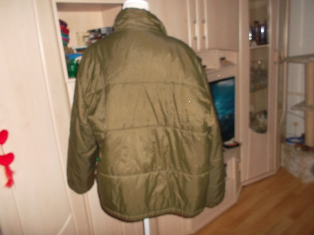 winterjacke,grün/kahki,benetton,grösse l