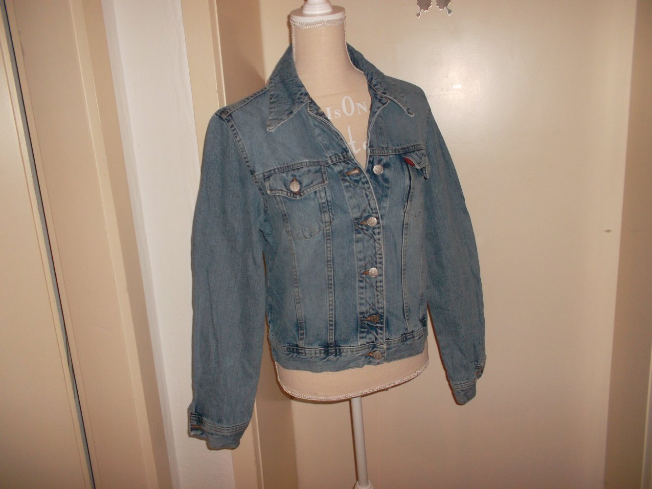 jeansjacke,blau,grösse s,super zustand